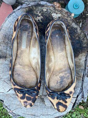 Louise Et Cie Leopard Flat Shoes Size 8.5